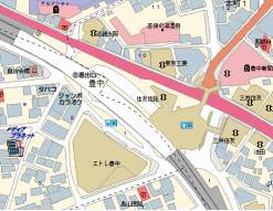 オキシゲンプロ地図（大阪）